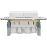 Выключатель 2-клавишный IEK SKANDY SK-V05W проходной 10А арктический белый SK-V22-0-10-K01